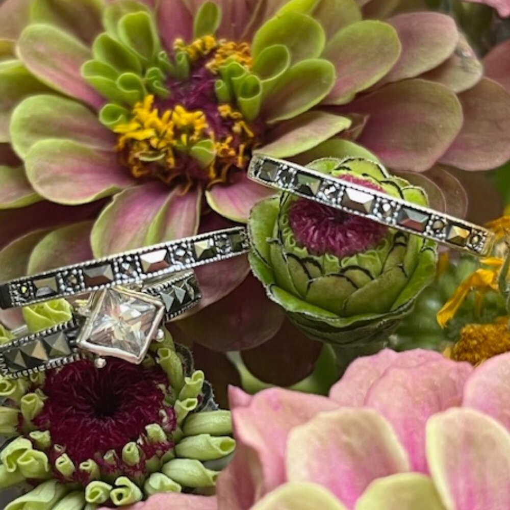 Beautiful Sterling Silver Stackable Rings, Set Of… - image 1
